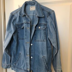 ASOS DESIGN denim “girlfriend” jacket